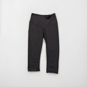 Victoria Sport Womens Leggings Size XS Black Cropped Capri Athletic Workout